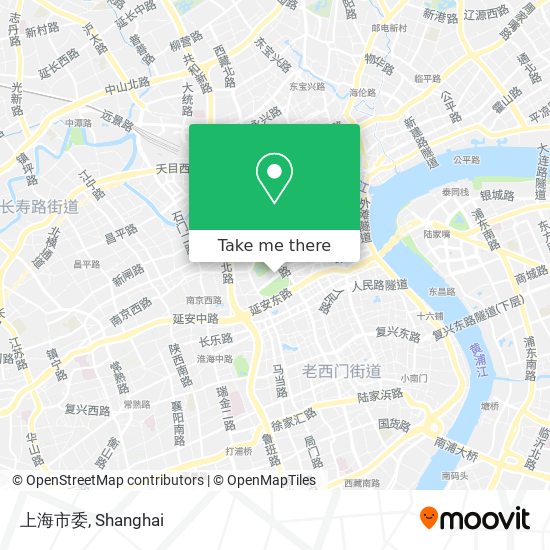上海市委 map