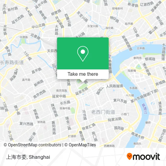 上海市委 map