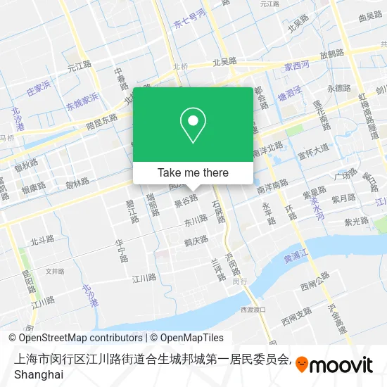 上海市闵行区江川路街道合生城邦城第一居民委员会 map