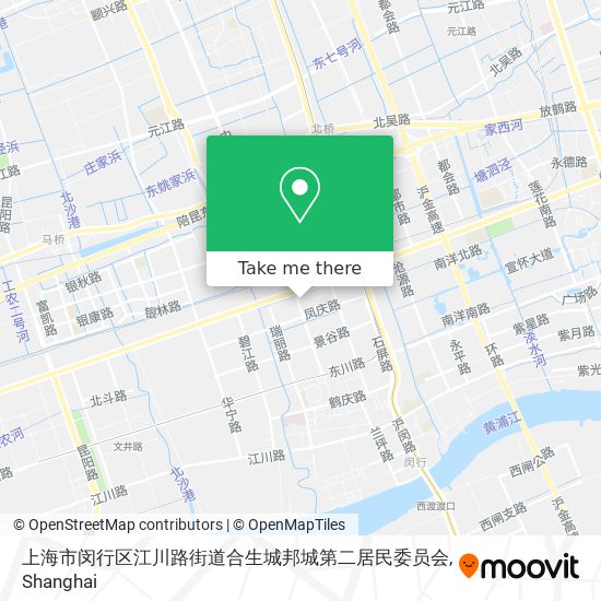 上海市闵行区江川路街道合生城邦城第二居民委员会 map