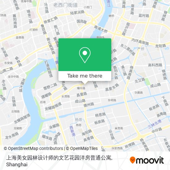 上海美女园林设计师的文艺花园洋房普通公寓 map