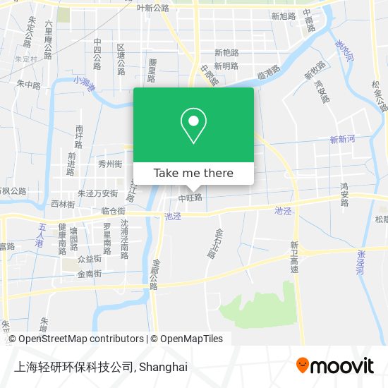 上海轻研环保科技公司 map