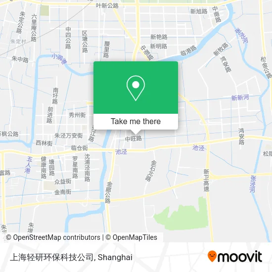 上海轻研环保科技公司 map