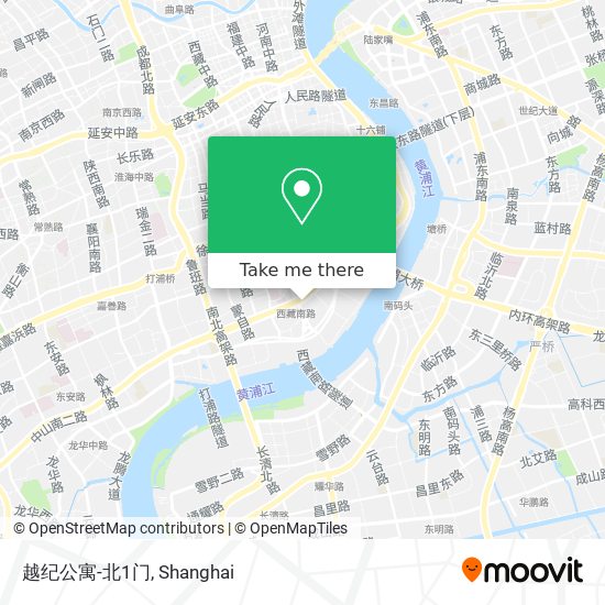 越纪公寓-北1门 map