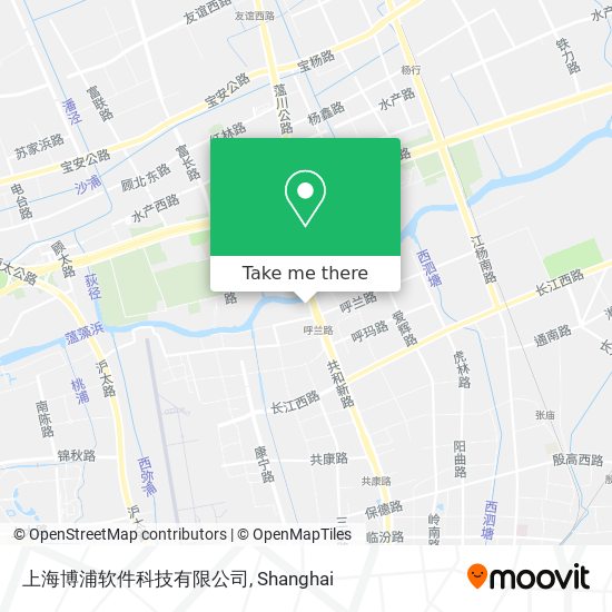 上海博浦软件科技有限公司 map