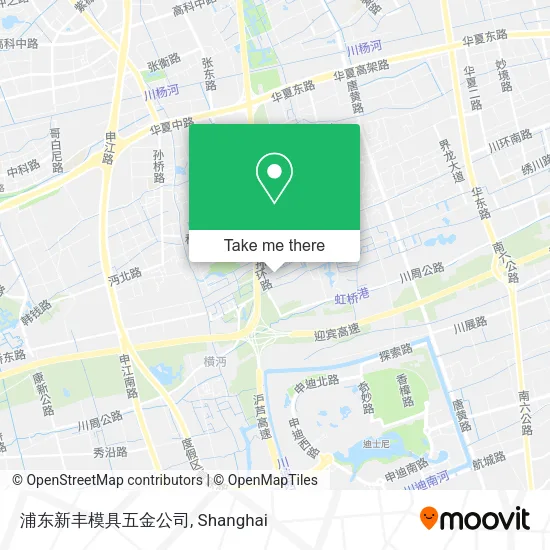 浦东新丰模具五金公司 map