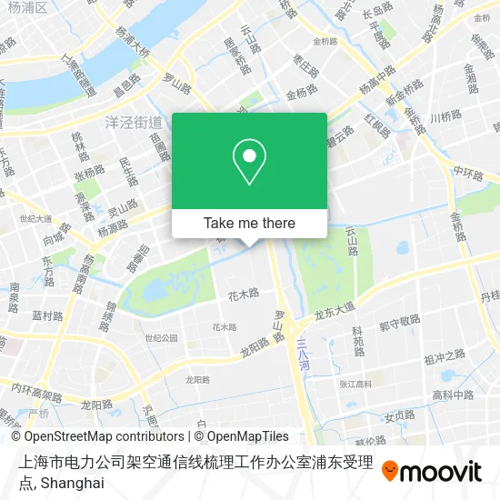 上海市电力公司架空通信线梳理工作办公室浦东受理点 map