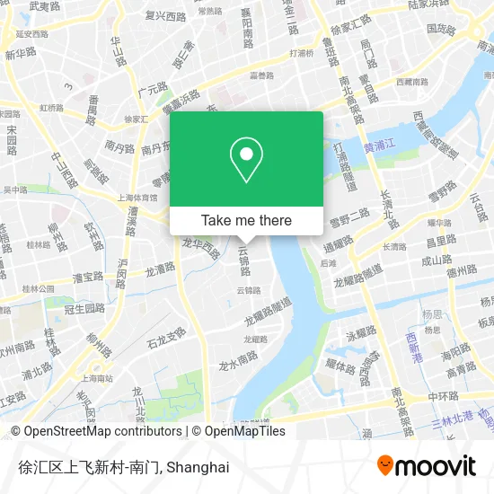 徐汇区上飞新村-南门 map
