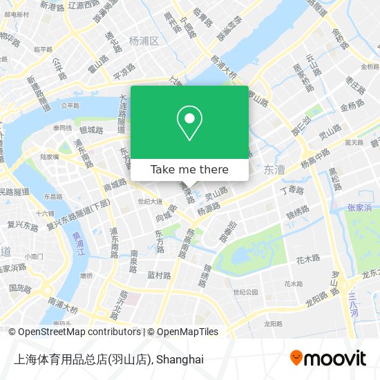 上海体育用品总店(羽山店) map