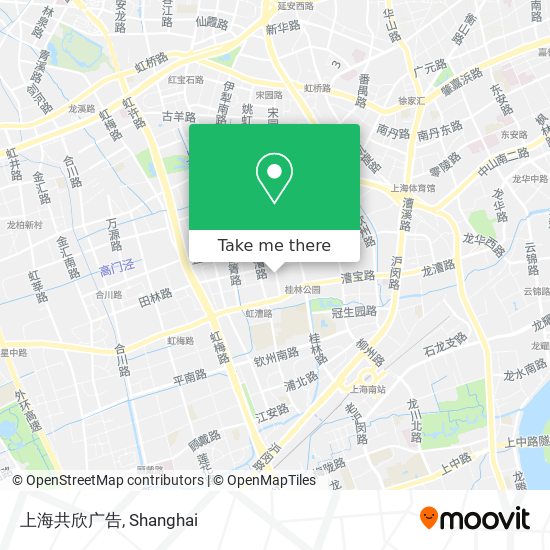 上海共欣广告 map