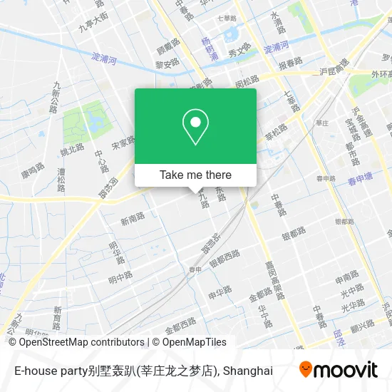 E-house party别墅轰趴(莘庄龙之梦店) map