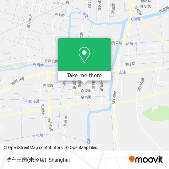 洗车王国(朱泾店) map