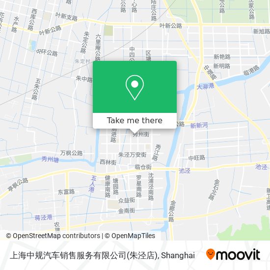 上海中规汽车销售服务有限公司(朱泾店) map