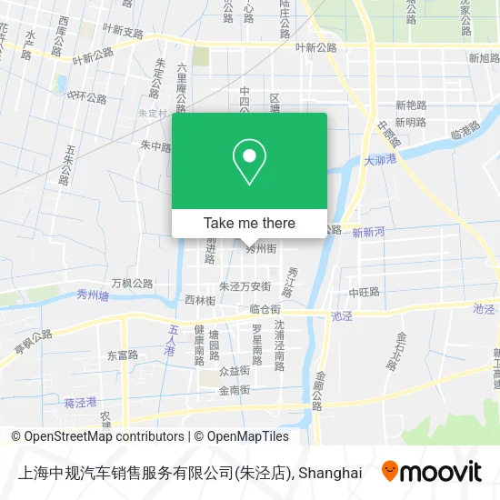 上海中规汽车销售服务有限公司(朱泾店) map