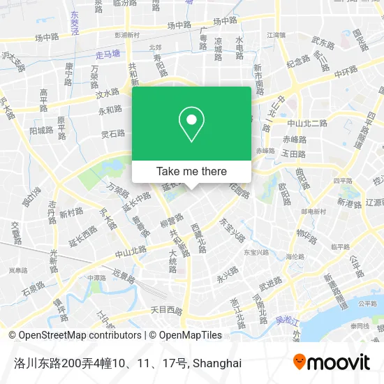 洛川东路200弄4幢10、11、17号 map