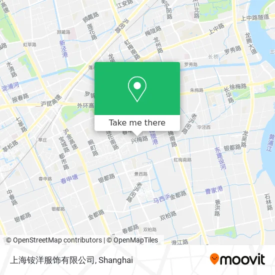 上海铵洋服饰有限公司 map