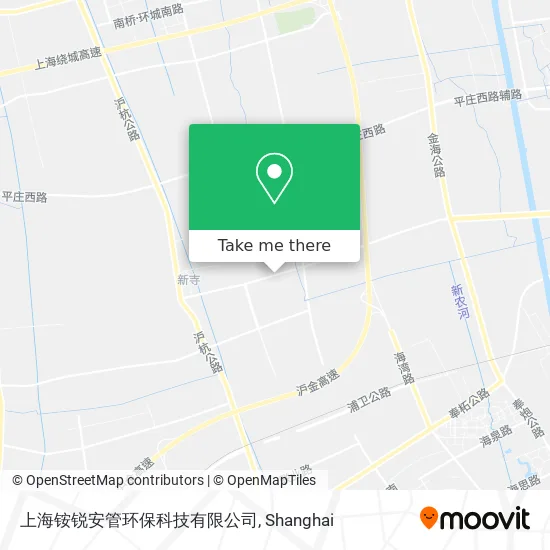 上海铵锐安管环保科技有限公司 map
