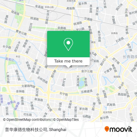 普华康德生物科技公司 map