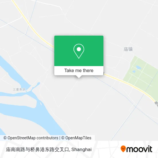 庙南南路与桥鼻港东路交叉口 map