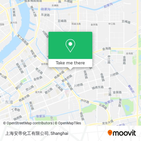 上海安帝化工有限公司 map