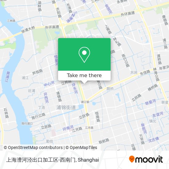 上海漕河泾出口加工区-西南门 map