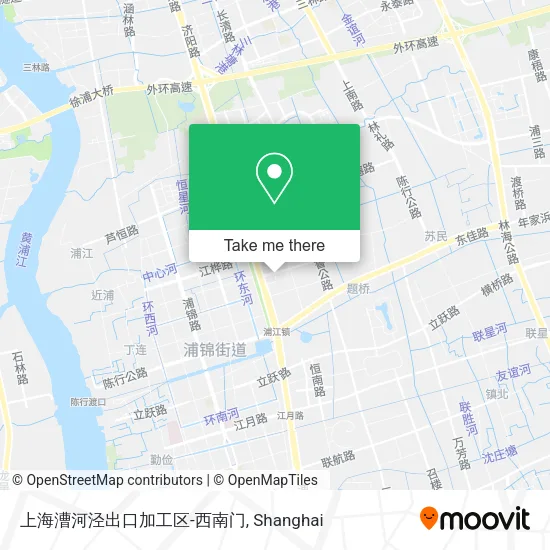 上海漕河泾出口加工区-西南门 map