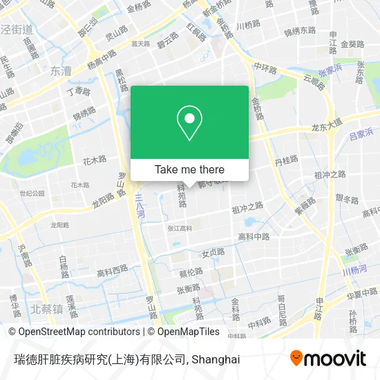 瑞德肝脏疾病研究(上海)有限公司 map