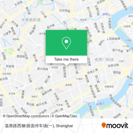 嘉善路西侧-路面停车场(一) map
