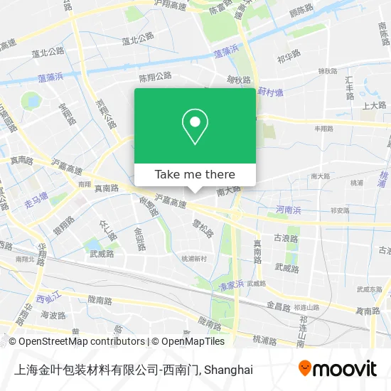 上海金叶包装材料有限公司-西南门 map