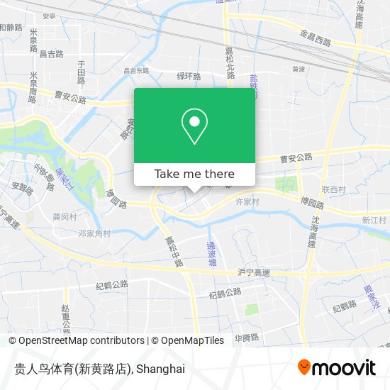 贵人鸟体育(新黄路店) map