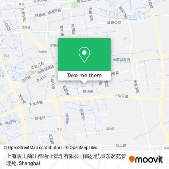 上海农工商旺都物业管理有限公司鹤沙航城东茗苑管理处 map