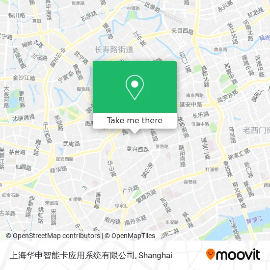 上海华申智能卡应用系统有限公司 map