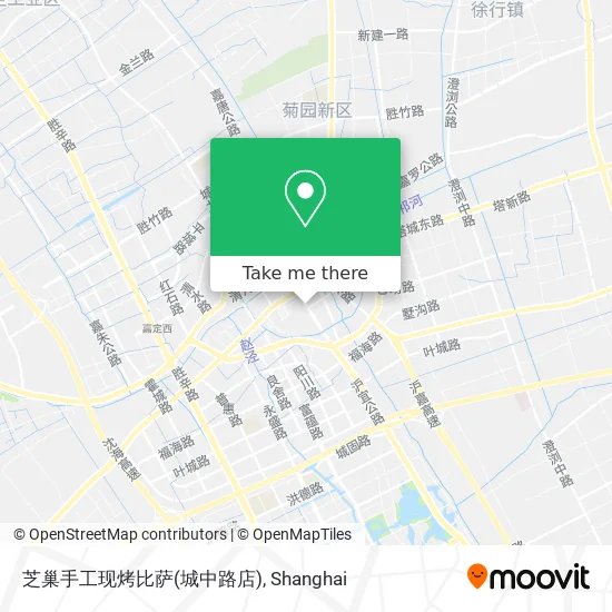 芝巢手工现烤比萨(城中路店) map