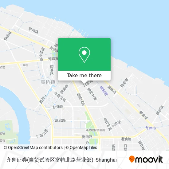 齐鲁证券(自贸试验区富特北路营业部) map