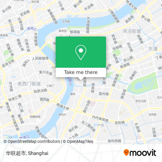 华联超市 map