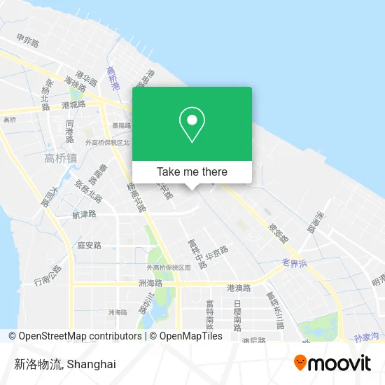 新洛物流 map