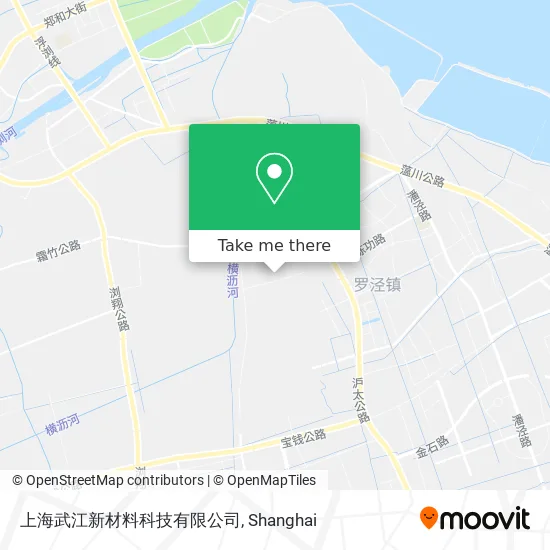 上海武江新材料科技有限公司 map