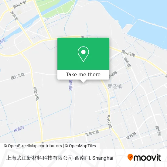 上海武江新材料科技有限公司-西南门 map