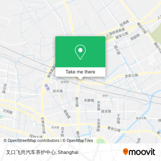 叉口飞尚汽车养护中心 map