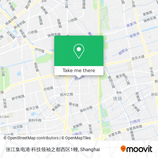张江集电港·科技领袖之都西区1幢 map