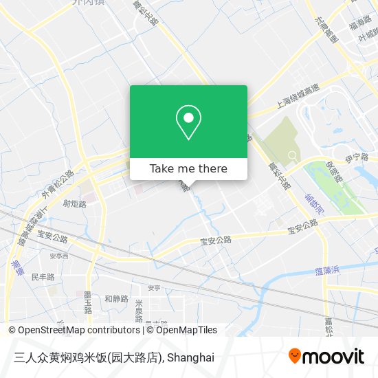 三人众黄焖鸡米饭(园大路店) map