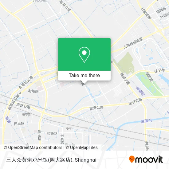三人众黄焖鸡米饭(园大路店) map