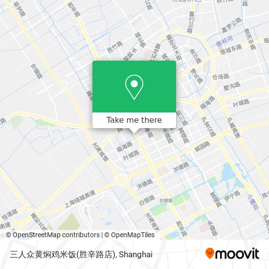 三人众黄焖鸡米饭(胜辛路店) map