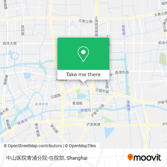 中山医院青浦分院-住院部 map