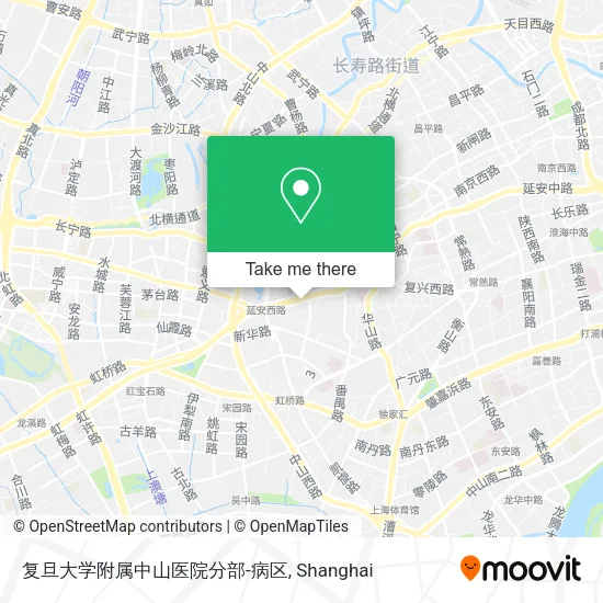 复旦大学附属中山医院分部-病区 map