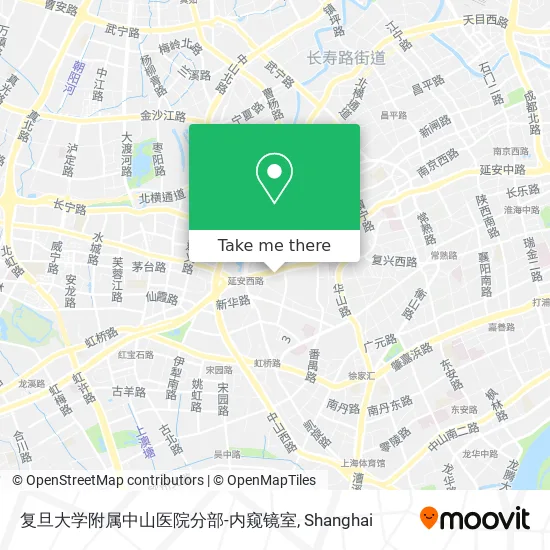 复旦大学附属中山医院分部-内窥镜室 map