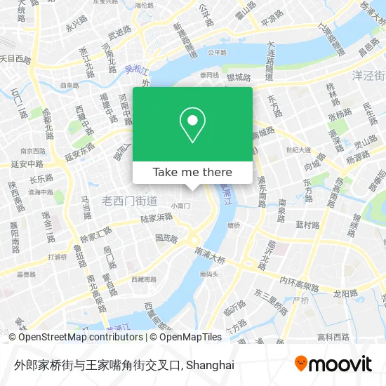 外郎家桥街与王家嘴角街交叉口 map