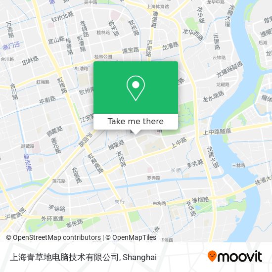 上海青草地电脑技术有限公司 map