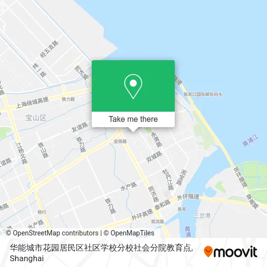 华能城市花园居民区社区学校分校社会分院教育点 map