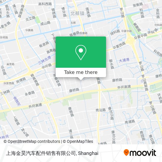 上海金昊汽车配件销售有限公司 map